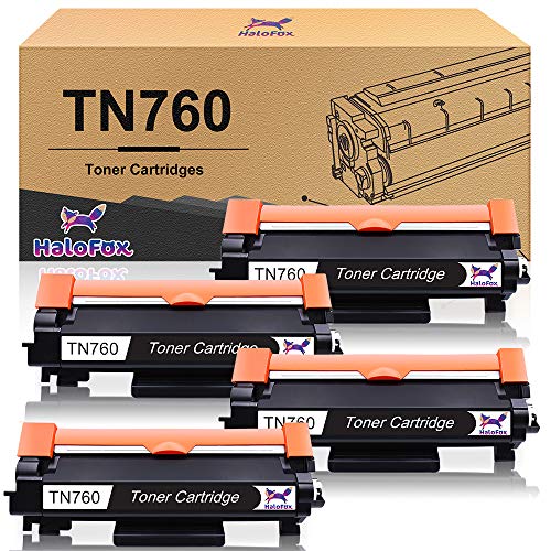 HaloFox Compatible Toner Cartridge Replacement for Brother TN760 TN-760 TN730 TN-730 for Brother