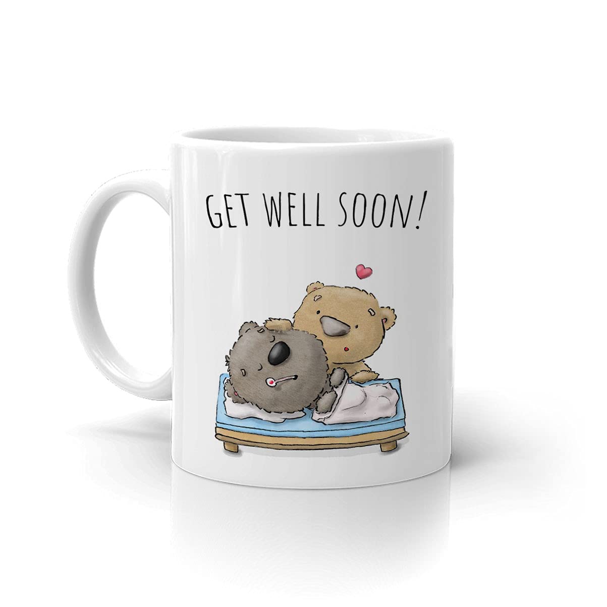 Khakee Get Well Soon Printed Coffee Mug- 325ml Funny Mug Gift for Her/Him(ADgtw21-154)