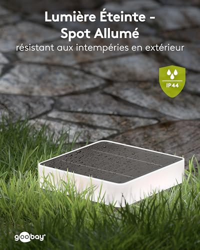 Lampe solaire de sol à LED 45 lm étanche IP44 avec 3 modes de couleur - 8