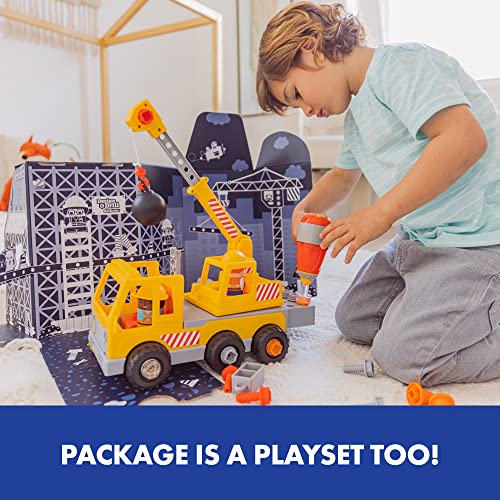 Grúa juguete desmontable Bolt Buddies Learning Resources con taladro infantil EI-4196 4
