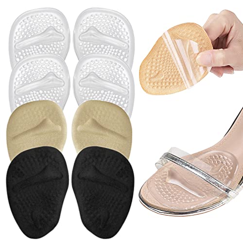 Ball of Foot Cushions, Metatarsal Pads Women, Forefoot Pads Stop Feet from Sliding Forward, Non-Slip...