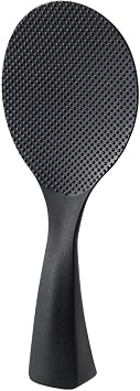 MARNA Stand Rice Paddle Shamoji Black K-386BK