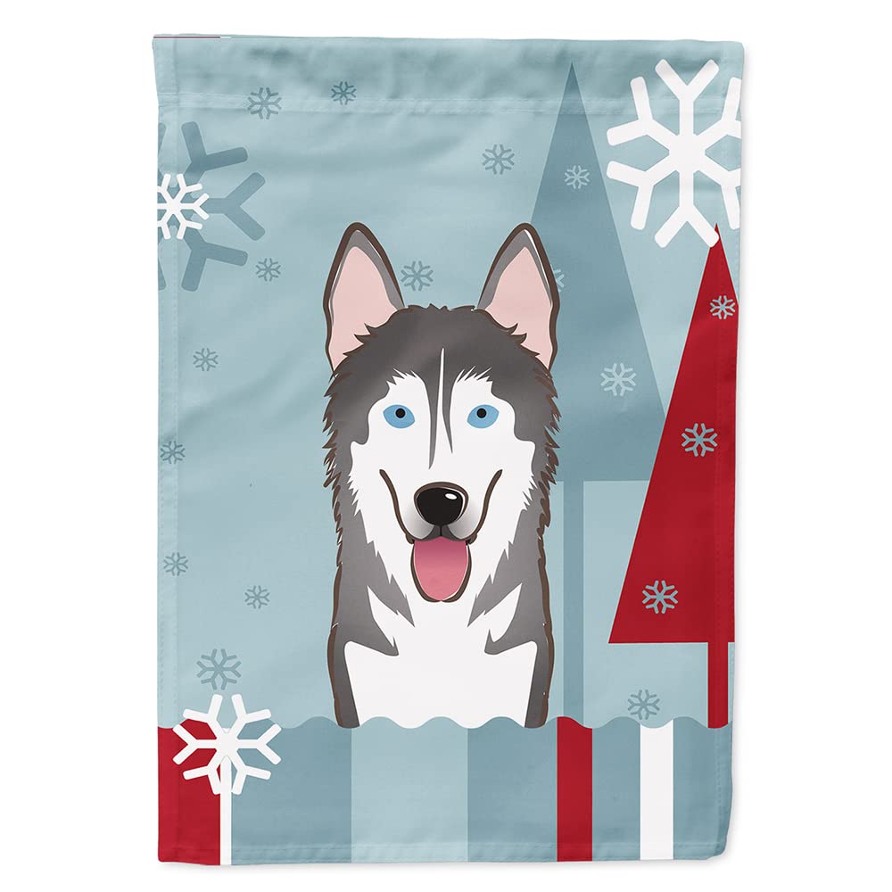 Drapeau Malamute cadeau idéal pour amoureux des animaux et décoration hivernale