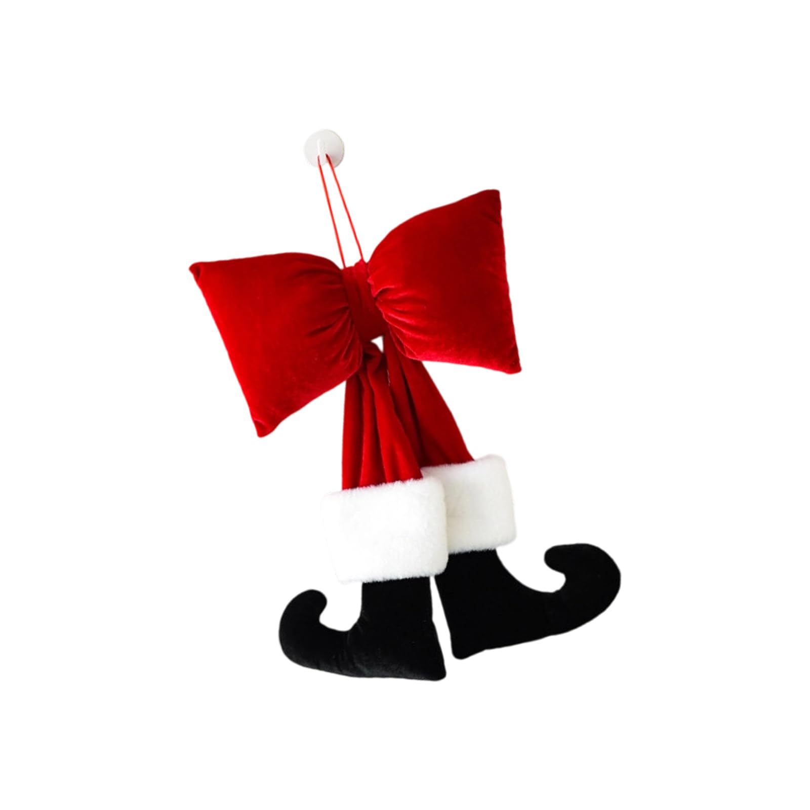 Buxuaaaa Multiple Size Velutinous Holiday Bends Elegant Decorative Divisions for Wall Fence Wreath Rose Velutinous Bow Ornamentation