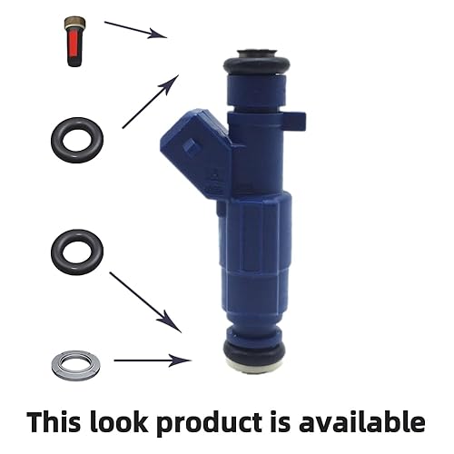 Vista 8 de Juego de 8 sellos de junta tórica de inyección de combustible para FBY2850