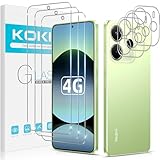 Kokio Vetro Temperato per Xiaomi Redmi Note 14 4G, 3 Pezzi Pellicola Protettiva + 3 Pezzi ...