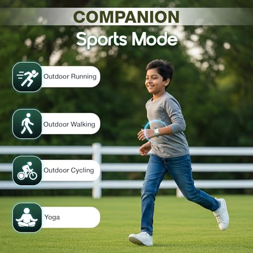 Image of sekyo 'Neo AI' 4G Smart Watch for Kids with AI Learning, Whatsapp, Video Calling, GPS Tracker, Activity Tracker, Habit Coach, 8GB | Edu-Games, Step Counter, Camera, SOS, 4G /5G Sim Card |Parental App