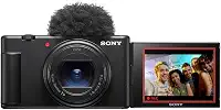 Sony Câmera Vlog ZV-1 II para criadores de conteúdo e vloggers - preta