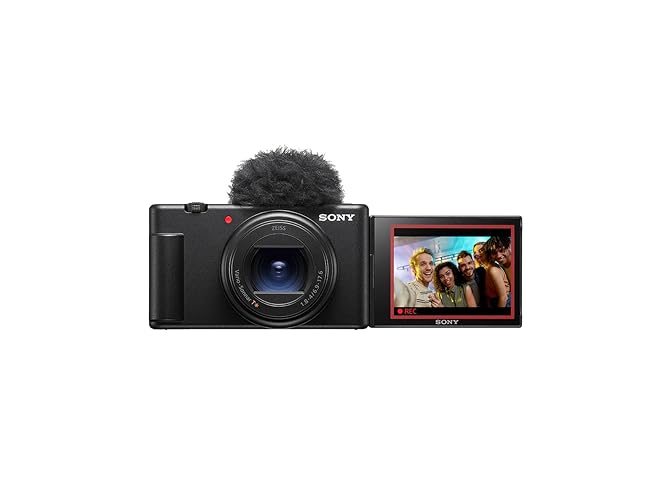 Sony ZV-1 II Vlog Camera for Content Creators and Vloggers - Black - Black