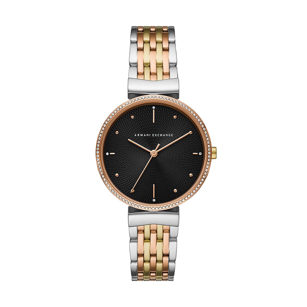 A?X Armani Exchange Analog Black Dial Womens Stainless Steel Watch-Ax5911 (B09CSXR4TR) Amazon Price History, Amazon Price Tracker