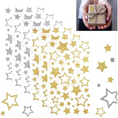 SNAGAROG Pegatinas de Navidad Brillantes Cover