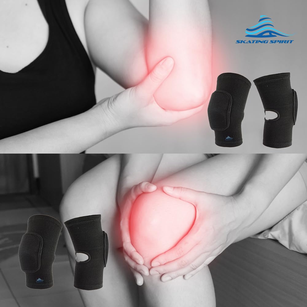 Rodilleras suaves para jóvenes, adultos, antideslizantes, anticolisiones, para bailarines, patinadores, atletas.