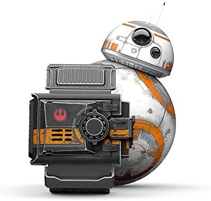 BB-8 Droid on its induction charger with Force Band