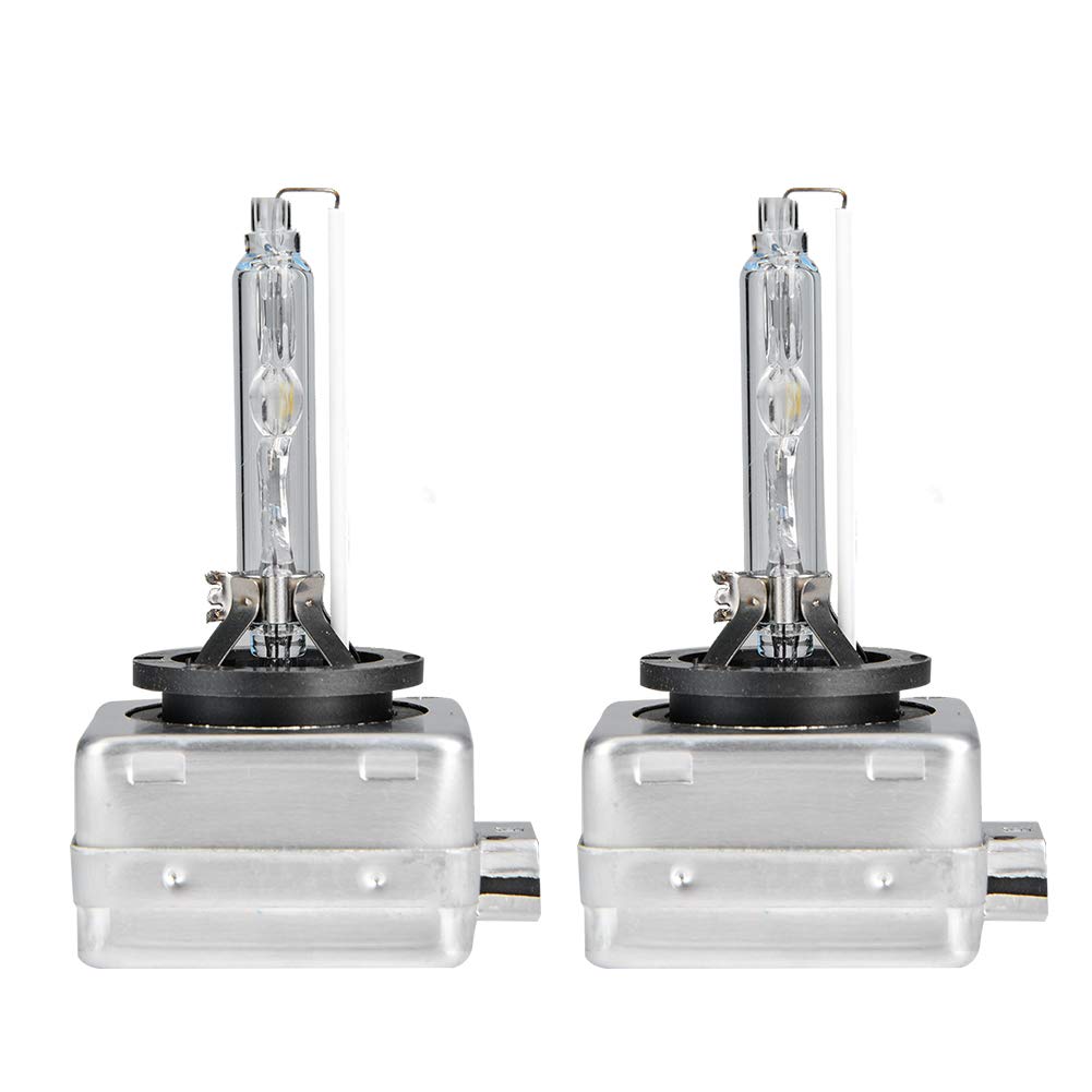 2PCS D3S 6000K 35W Lampe au Xénon avec Support en Fer pour Longue Durée de Vie Ultra luminosité Ampoules au Krypton et au Xénon Xénon Exemple, Besoin de Seulement 35W D'el