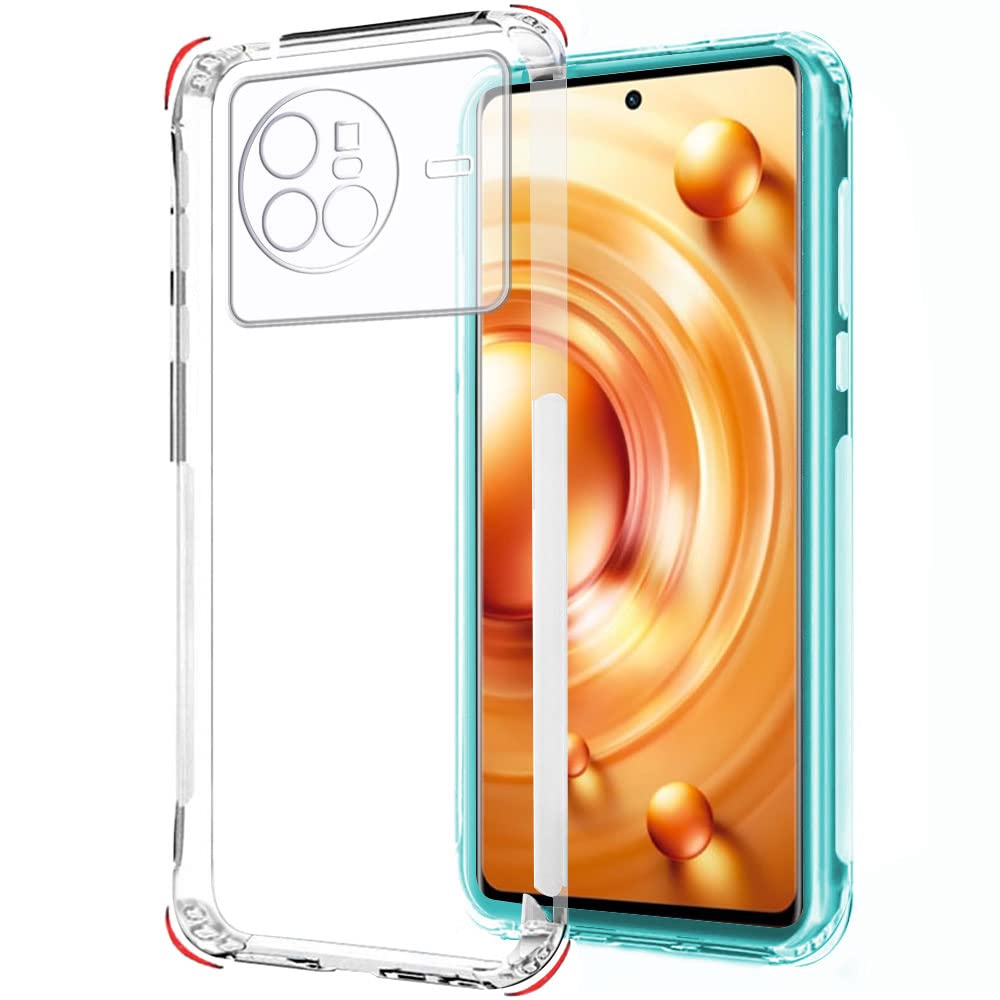 TheGiftKart Best Camera Protection Back Cover Case for Vivo X80 | Ultra Clear Soft Case | Inbuilt Dust Plugs & Anti-Slip Grip | Slim & Protective Back Case Cover for Vivo X80 (Silicone | Transparent) (B0B24XC534) Amazon Price History, Amazon Price Tracker