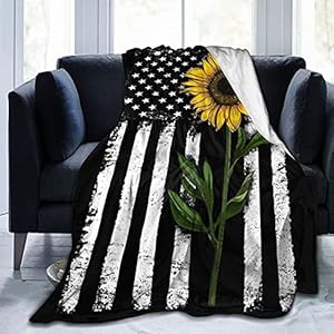 Coolim Sunflower Gifts Blankets for Women, Sunflower Throw Blankets for Womens, Fleece Throw Blankets 50×60 in, Gifts…