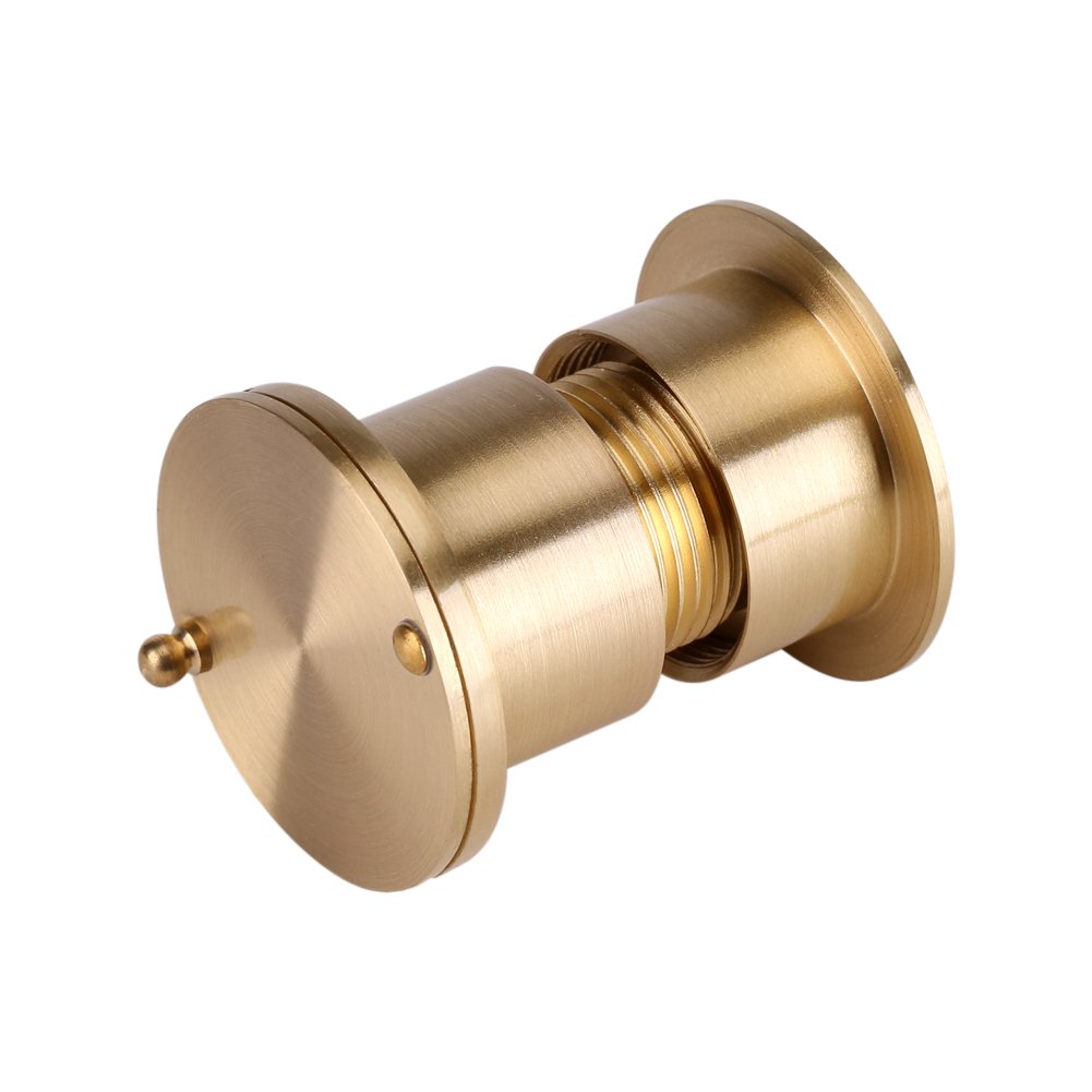 Judas de 28 mm judas de porte de Large Angle de Visualisation Visionneuse de Porte Antivol avec Cache de Protection pour 35 mm-60 mm Épaisseur de Porte (Golden)