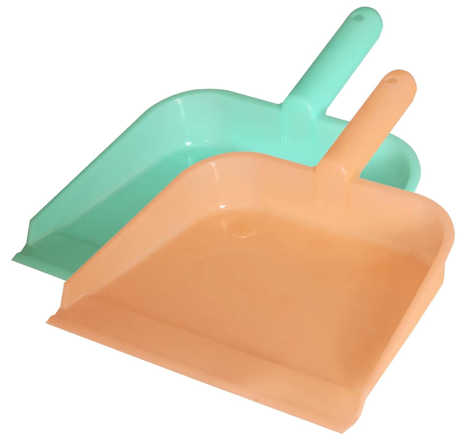 Plastic Unbreakable Dustpan Big Size with Long Handle | Dust Collector for Home, Kitchen & Floor Cleaning | Durable Cleaning Dust Pan Set | Pack of 2 | Multicolor Household Cleaning Tool-image-38
