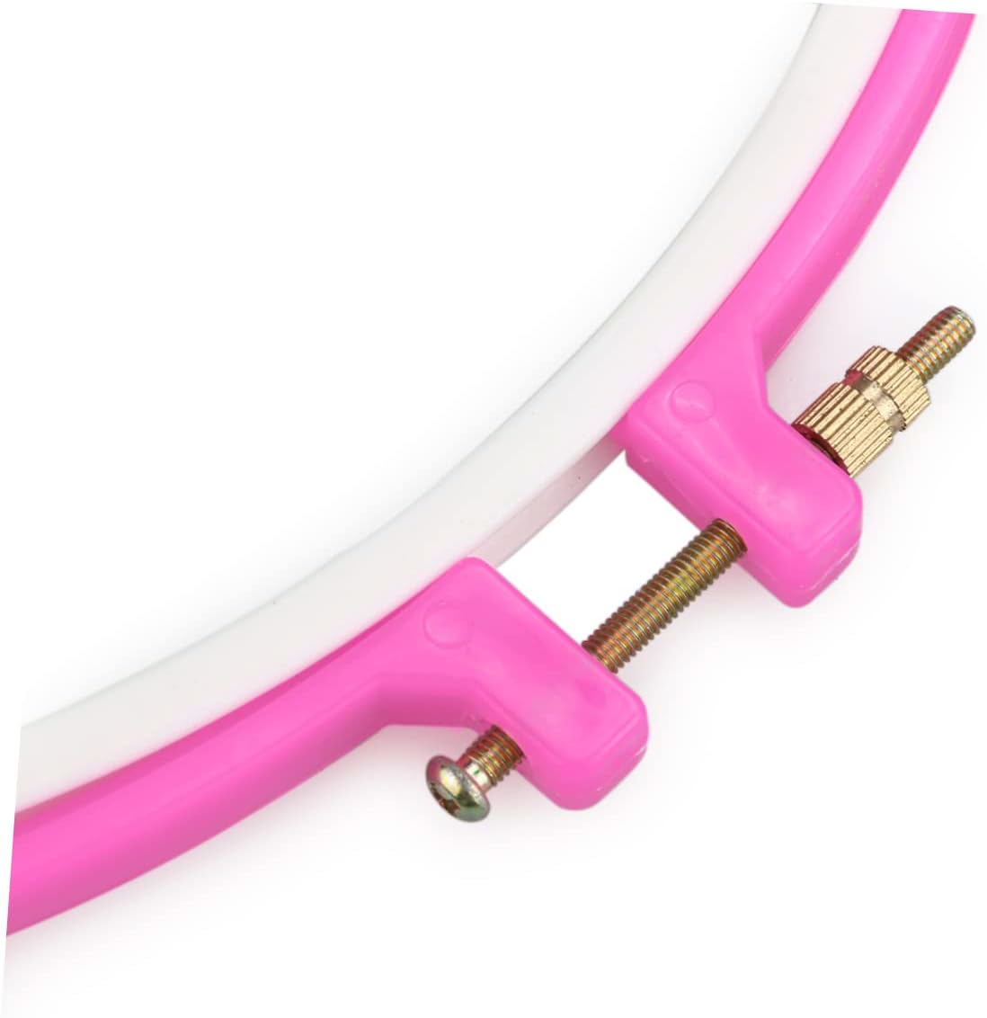 Anneome 5pcs Adjustable Tambour Embroidery Hoops Set to Cross Stitch Rings Random Colors for Needle Arts and Painting