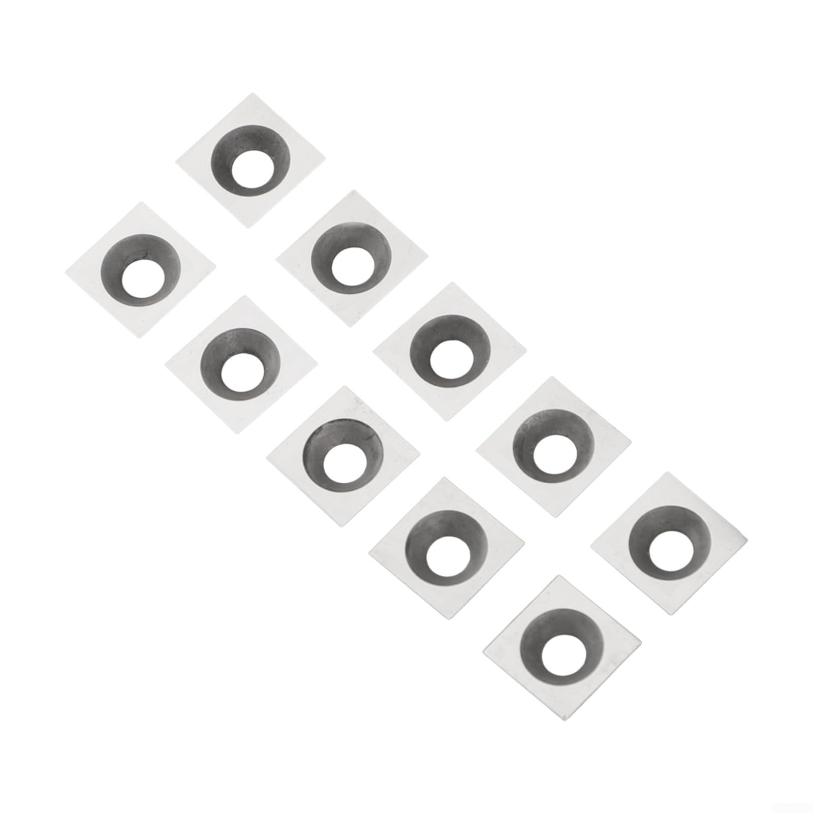 Inserti quadrati in carburo 11 x 11 x 2 mm per utensili per tornitura legno router pialle