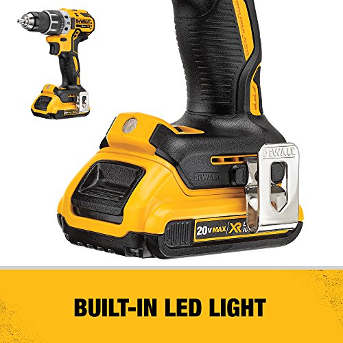 DEWALT 20V MAX Cordless Drill / Driver Kit, Brushless, 1/2-Inch (DCD791D2)