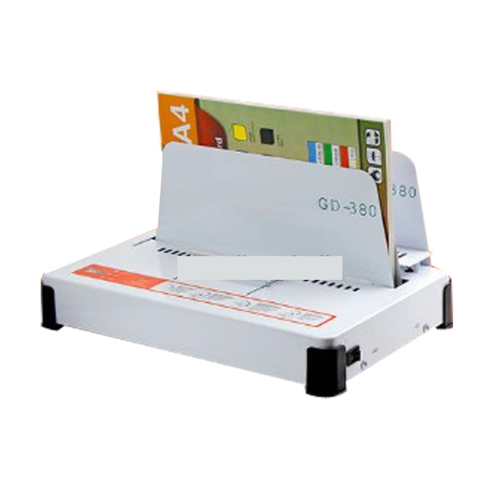 Encuadernadora, Máquina encuadernadora de pegamento termofusible GD380 for documentos contractuales, sobres de libros A4, máquina encuadernadora automática de pegamento de 100 W