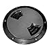 Sea-Dog Textured Quarter Turn Deck Plate - Black - 6