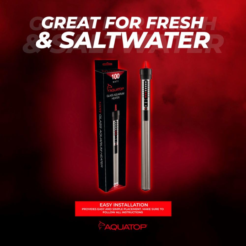Aquatop Aquatic Supplies Chauffage en verre submersible 100 W