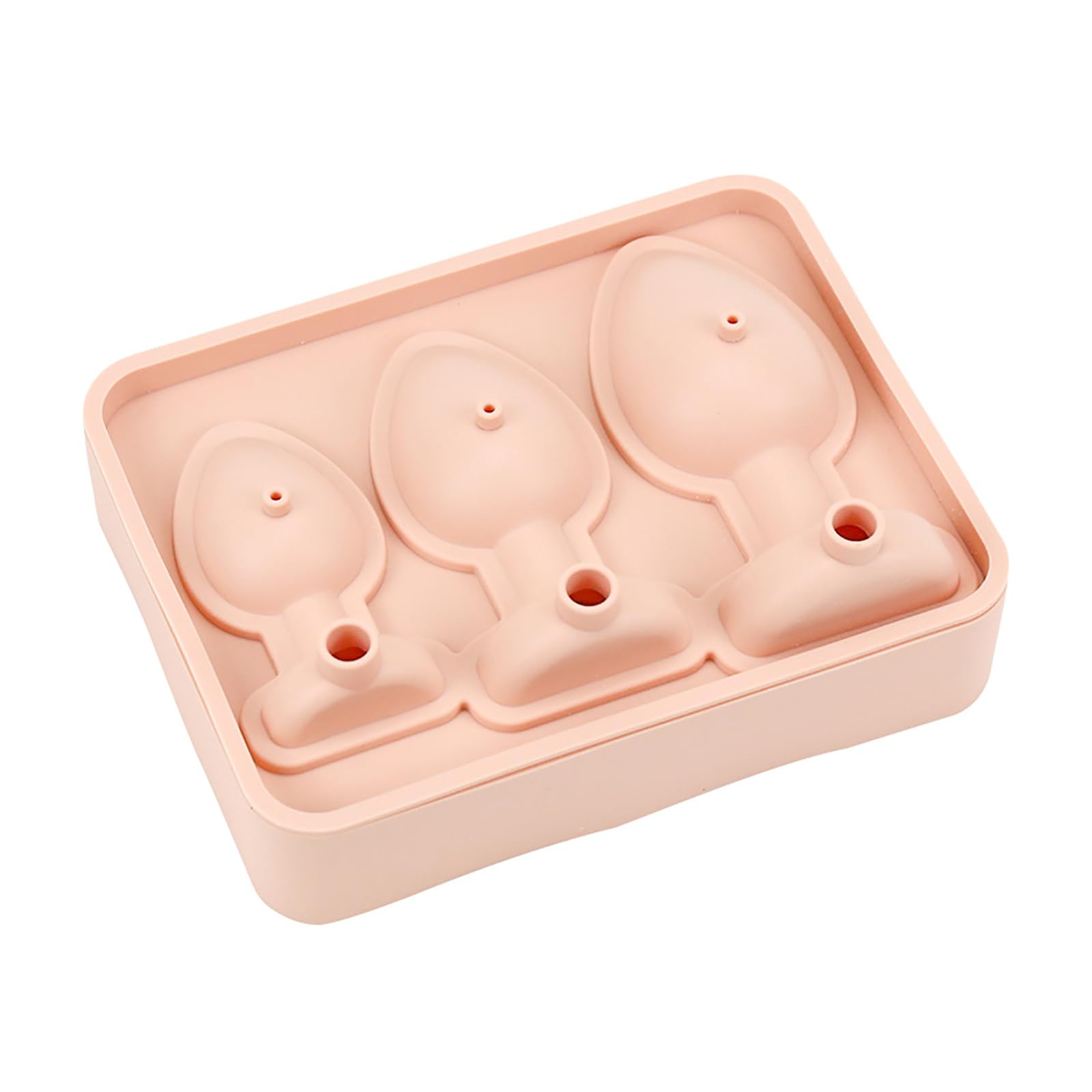 Qxiao Pink Prank Ice Cube Mold Silicone Ice Cube Trays With Lid Adult Prank Fun Shapes Ice Cube Making Mold Novelty Ice Tray Diy Multipurpose Molds Tool For Home Kitchen Bachelor Party Bar Whiskey Cocktails