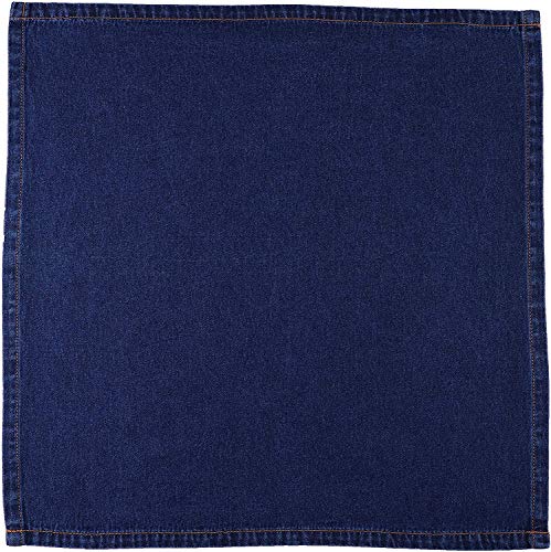 Servilletas de tela azul denim 16x16 pulgadas pack x6 miniatura 2