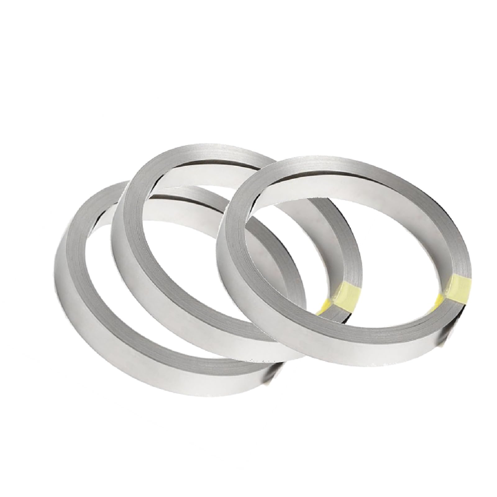 10 M Langer Vernickelter Stahlstreifen, Nickelstreifen-Verbindungsplatten-Stahlband, Dicke 0,15 Mm, Breite 31–60 Mm/0.15X35Mm