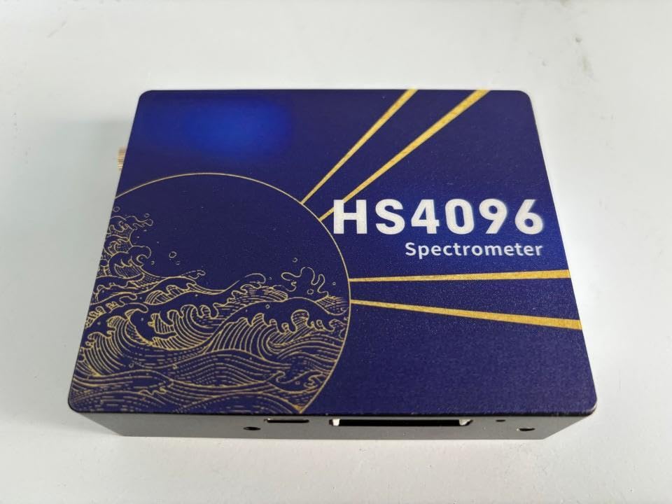 Oceanhood HS4096 Spectrometer, UV-VIS-NIR Detection, High Resolution Spectrometry Analyzer for Laser Measurement, Water Quality Analysis & Raman Research