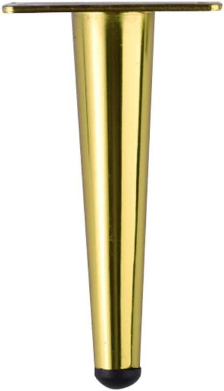 Furniture Feet Sofa Legs Iron Furniture Legs, Tapered Furniture Replacement Legs, Sofas, Coffee Tables, TV cabinets, Protect The Floor, Strong Load-Bearing, and Install Screws/Golden/300mm