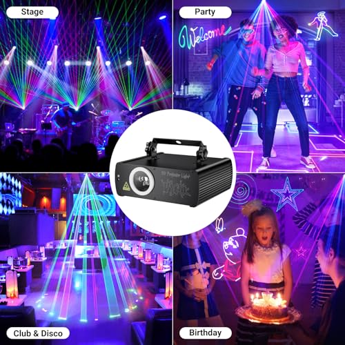 Keobin L2600 Dj Laser Lights For Party, Professional 3D Animation Rgb Laser Show Projector thumb #5