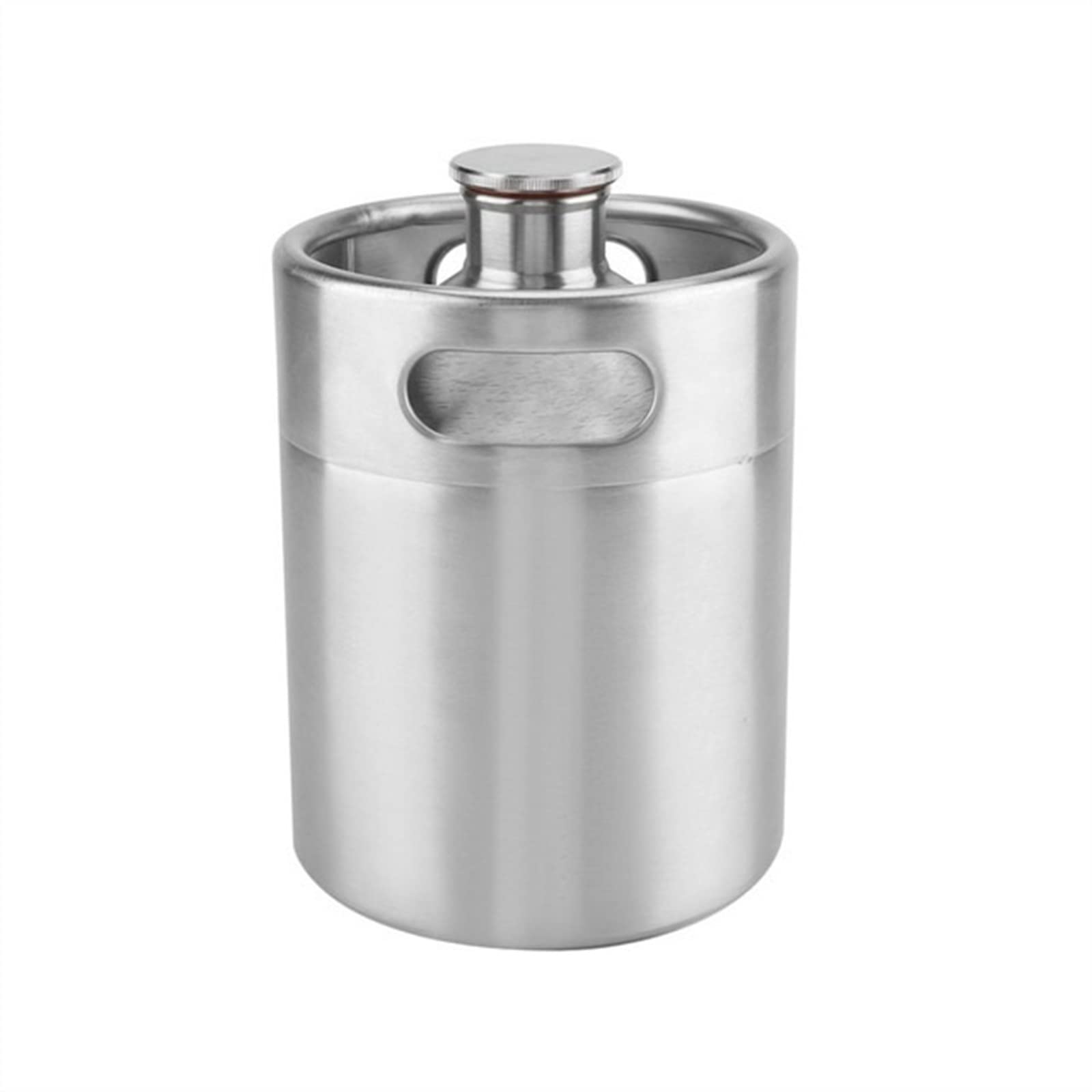 Cerveza elaborada Kit Cerveza Barril de Cerveza de 2 l/4 l/5 l con Asas Dobles para Hacer en el hogar Utensilios para la Cena de Camping(2L)