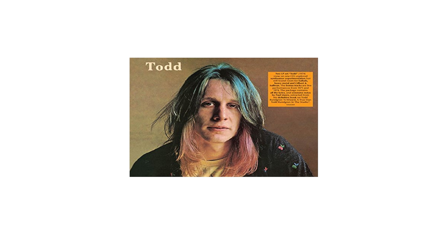 国不明2discs CD Todd Rundgren 1979 ZA6768 NOT ON LABEL /00220 Country Unknown 2discs CD Todd Rundgren 1979 ZA6768 NOT ON