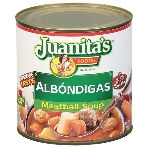 Juanita's Meatball Soup Albondigas, 25 Ounce.