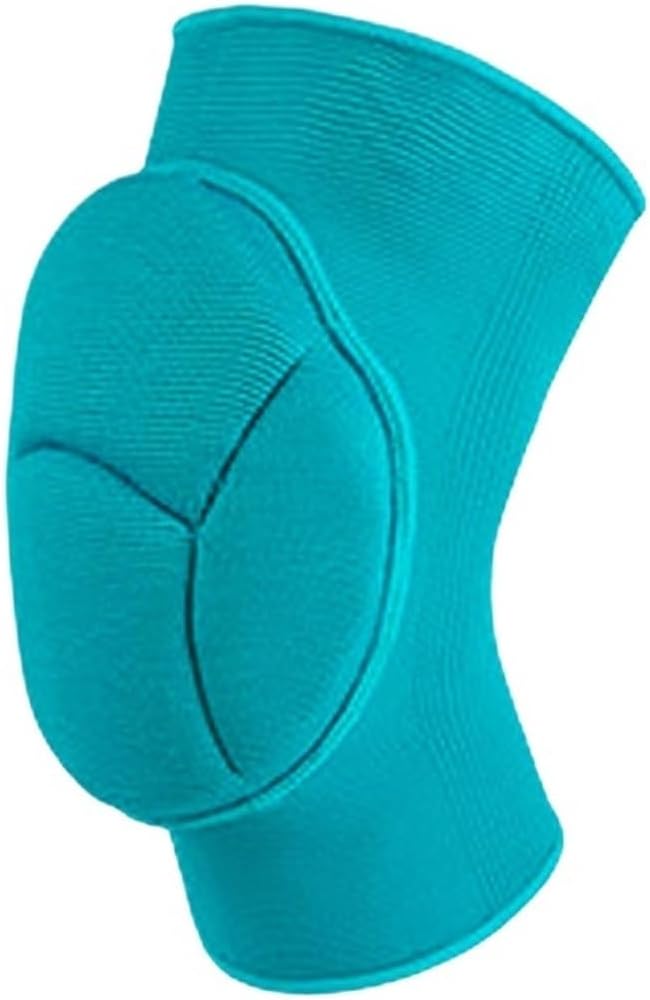 Knee Pads Thick Sponge Anti-Slip Collision Avoidance Knee Sleeve Football Jogging Wrestling Basketball Volleyball(Green,S)