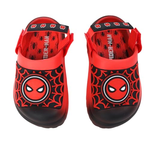 Image of Marvel Spiderman Clogs for Kids, Waterproof Slip On Toddler Clogs