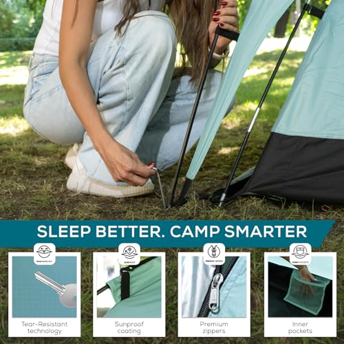 Carpa Instantánea Pop Up 4 Personas Impermeable Fácil Montaje miniatura 5