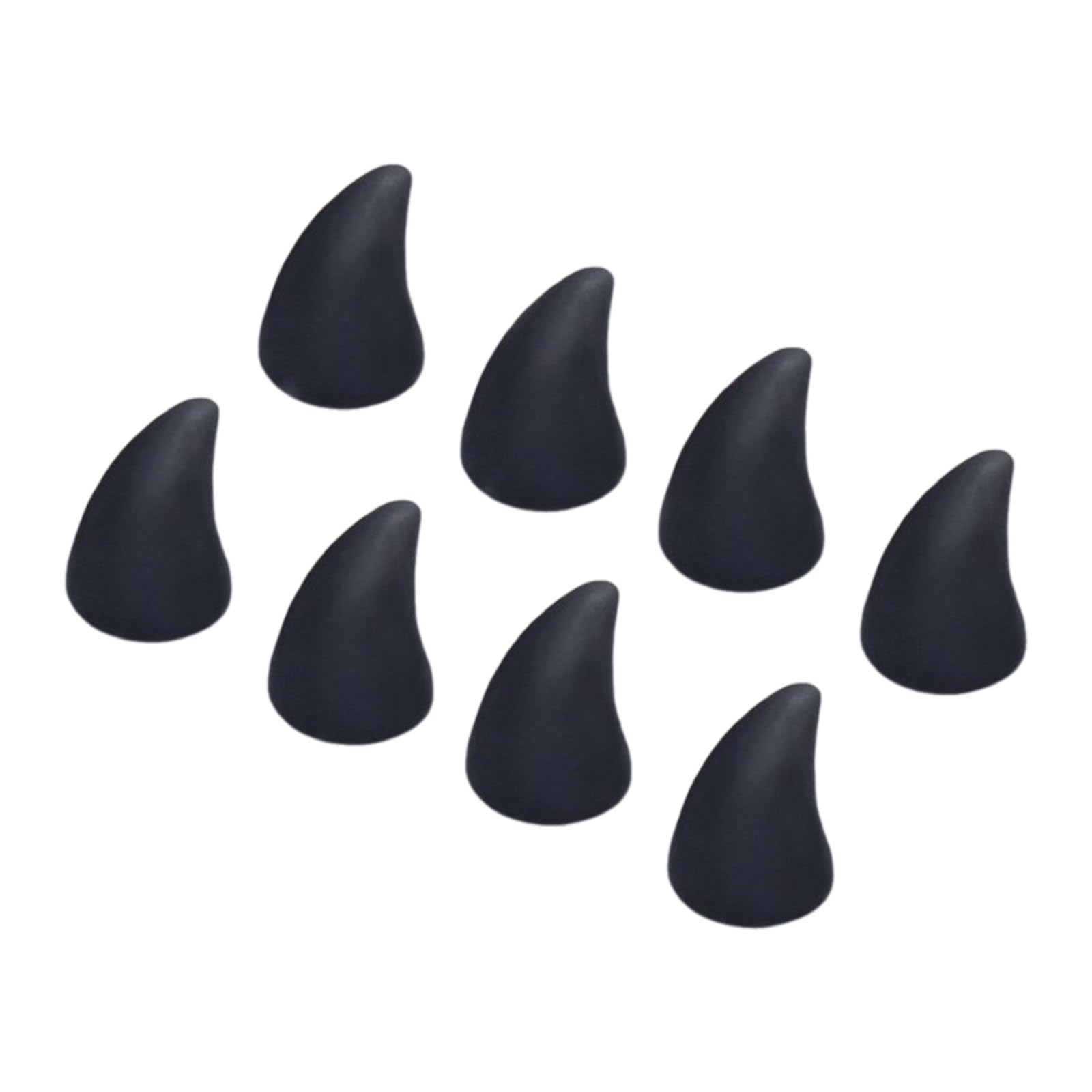 Aesiliflex Black Animal Resin Claws - Realistic Design, Secure Fit For Cosplay Events, Party Costumes, Anime Enthusiasts And Fursuit Wearers | 8
