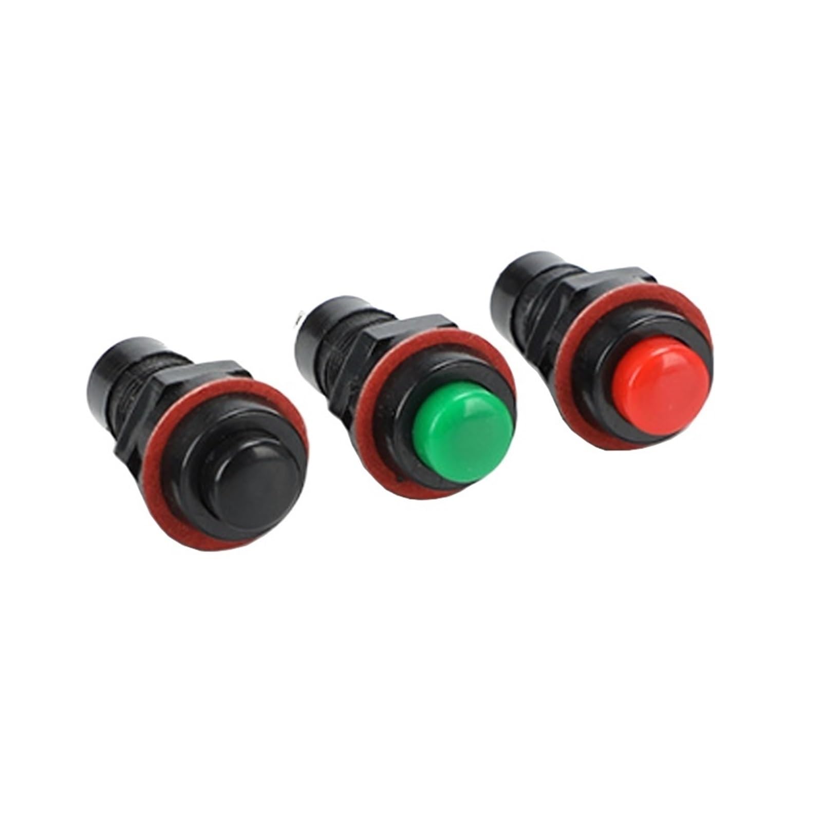 Bouton-poussoir mini 10mm DS211 rouge pour remplacer un interrupteur défectueux