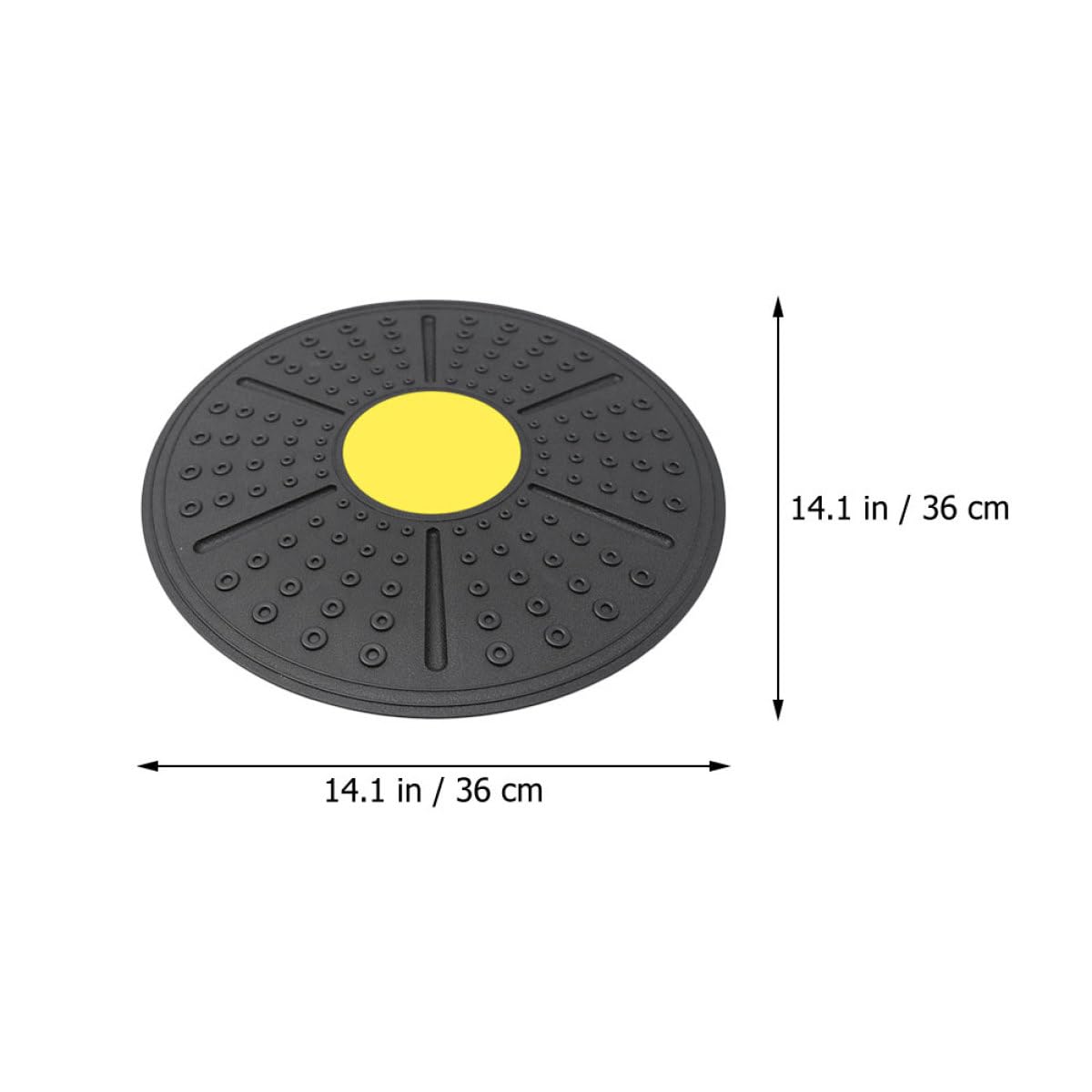Tavola Fitness Balance Board in PP Antiscivolo per Allenamento di Stabilità e Coordinazione Accessorio per Esercizi Core e Riabilitazione Adatta Casa e Ginnastica
