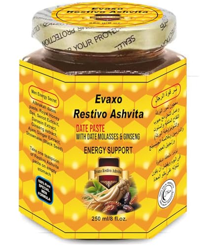 Evaxo Restivo Ashvita Date Paste Honey for Men – 8 oz