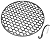 soldbbq 8835 Cast Iron Grill Grate for Weber 22" Kettle Grill Cooking Grate Replacement Part for 22 Inch Weber Performer and Premium Charcoal Grills