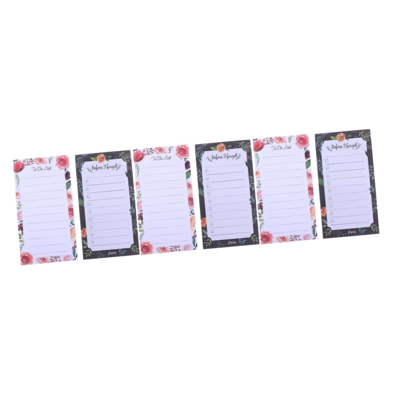 SHINEOFI 6 magnetyczne karteczki samoprzylepne zabawne notesy magnetyczne notatnik na lodówkę z listy notatników magnetycznych notatniki magnetyczne rozdarty zeszyt magnes na lodówkę