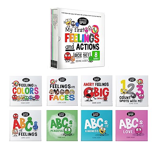 A Little SPOT My First (Toddler, Preschool and Kindergarten) Feelings and Actions Box Set (ABCs of Feelings, ABCs of Kindness, ABCs of Peaceful, ABCs ... in Colors, 123 Count SPOTS, Angry Feelings) - Image 2
