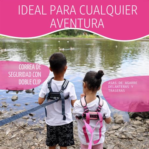 Arnés activo rosa Hobbledehoo HH3 para niños de 1 a 7 años 5