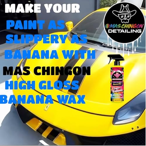 Cera en Spray Mas Chingon High Gloss Banana 1 galón miniatura 2