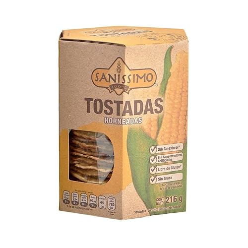 Miniatura 1 de Tostadas de maíz horneadas en horno Sanissimo individual